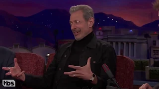 Jeff Goldblum is weird on Conan PART 2 (compilation)