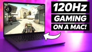 120Hz GAMING on the NEW M1 Pro MacBooks! (CS:GO and Fortnite)