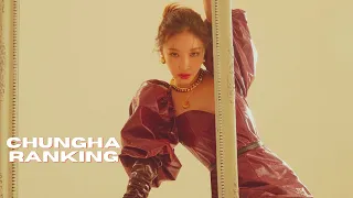 ranking every chungha song (debut - 2023)