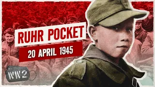 Week 295 - 300,000 Germans Surrender in the Ruhr - WW2 - April 20, 1945