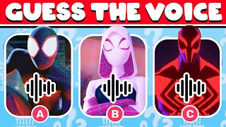 Guess The Spider-Man Across The Spider Characters By Their Voice | 🕸 Spider Verse  Quiz Ultimate