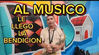 AL MUSICO LE LLEGO LA BENDICION ,MIRA LO QUE DIJO.