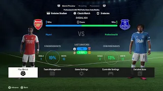 FC24 | Arsenal Vs Everton | Saka assisted | EPL #ps5 #skills #epl #goals #ps4 #Saka #arsenal