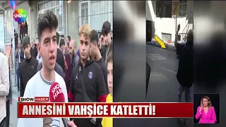 Annesinin Kafasını Kesti Balkondan Aşağı Attı