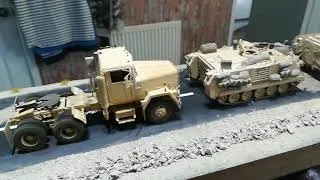 ITALERI TRUCKS AND BRADLEY MOVING OUT