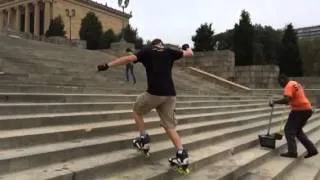 SlowMo skate stairs