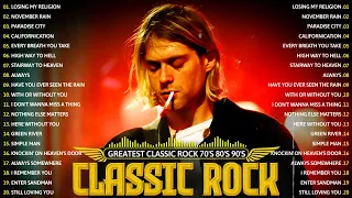 Nirvana, Guns N Roses, Bon Jovi, Metallica, Queen, ACDC 🔥 Best Classic Rock Songs 70s 80s 90s
