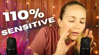 ASMR Close Up Ear to Ear Whispering at 110% Sensitivity 🤯