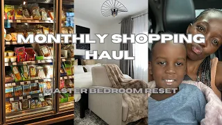 MONTHLY SHOPPING HAUL // MASTER BEDROOM RESET // CLEANING TIPS & HACKS