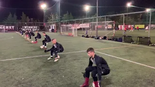 Goalkeeping training 1v1 AGA feet’s reaction