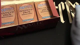 Unlimited Booster 8 from Sealed box opened! Here we go! MTG