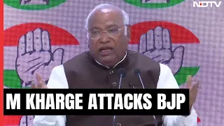 Mallikarjun Kharge I Congress Chief Targets BJP Over Electoral Bonds