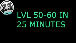 Boosting LVL 50-60 in 25 minutes