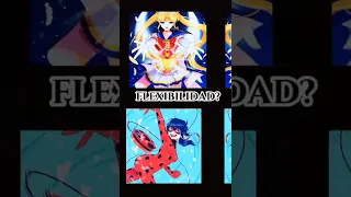 Sailor monn vs Ladybug #shorts#anime#sailormoon#ladybug#caricaturas#miraculous#sailor_moon#viral