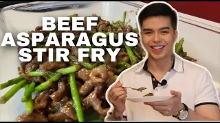 How To Cook Beef Asparagus Stir Fry | E-Sing Lutuin With Anthony