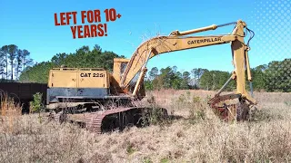 Old Cat 225 Excavator Will It Start?