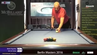 Berlin Masters 2016 Martin Poguntke vs Jan van Lierop powered by REELIVE & Touch German Tour