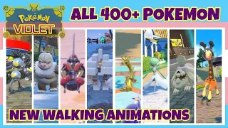 All 400+ Pokemon Following You In Pokemon Scarlet & Violet *New Walking Animations*