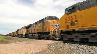 Union Pacific monster coal train Willow Island, Nebraska