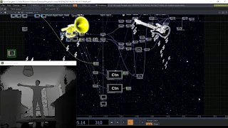 Touchdesigner - Interactive particles controlled with Kinect (full project) tutorial