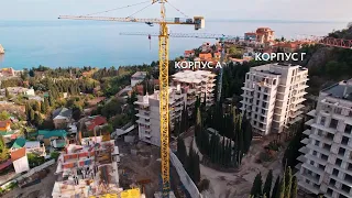 Ход строительства More.Yalta. Апрель 2023