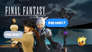 Les jeux Final Fantasy TROP longs ou TROP courts #FFETVOUS