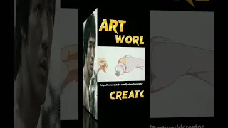 BRUCE LEE The Little Dragon Caricature by AWC #celebrity #short #viral #viralvideo #caricature