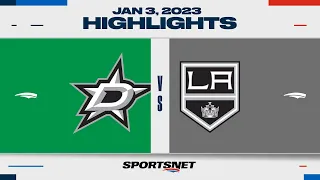 NHL Highlights | Stars vs. Kings - January 3, 2023