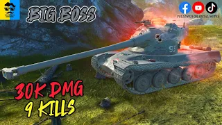 BIG BOSS AMX 50 B WoT Blitz | Gameplay Episode