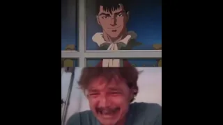 Berserk Pedro Pascal crying