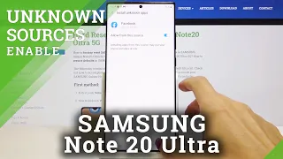 How to Enable Unknown Sources in SAMSUNG Galaxy Note 20 Ultra – Allow Downloading