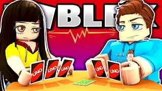 Husband Vs. Wifey! Who Takes the L in This Uno Challenge?! (Roblox)