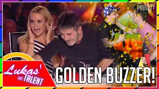 EMOTIONAL GOLDEN BUZZER! (crying) | Britain's Got Talent/America's Got Talent PARODY