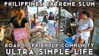 UNBELIEVABLE SUPER FRIENDLY FOLKS AT ROAD 10 COMMUNITY IN TONDO MANILA | [4K] 🇵🇭