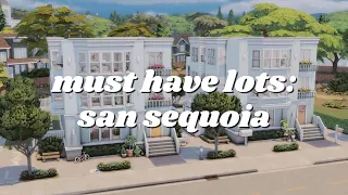 must have lots for san sequoia || the sims 4 no cc lot recommendations