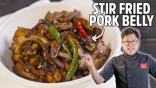 Perfect Stir Fried Pork Belly In Black Bean Sauce!