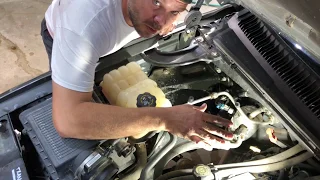 How to fix AC that wont cool at idle in your truck or car - Changing orifice tube valve and screen