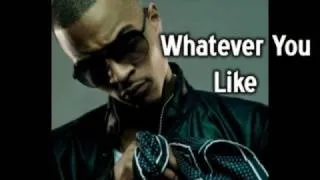 T.I. -Whatever You Like (Chipmunk Edit)