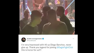 Khabib Nurmagomedov was impressed with 40-year-old Diego Sanchez in Eagle FC 46 fight despite loss