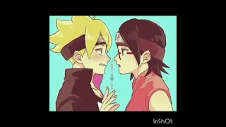 Boruto and Sarada. Боруто и Сарада. #anime