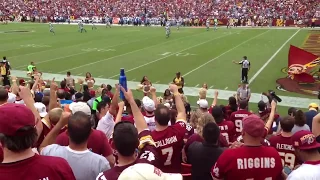 Washington Redskins Fans Sing Hail To The Redskins