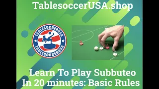 How to Play Subbuteo - Basic Rules: Learn to play in 20 minutes!