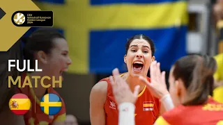 Full Match | Spain vs. Sweden - CEV Volleyball European Golden League 2024
