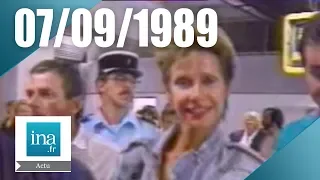 20h FR3 du 7 septembre 1989 : Danièle Gilbert inculpé pour escroquerie | Archive INA
