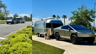 Our Cybertruck and Airstream Meet