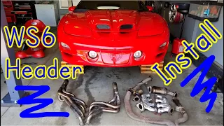 How to install Longtube Headers LS1 Trans Am Firebird Camaro WS6 SS