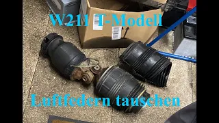 W211 T-Modell Luftfedern / Luftbälge tauschen