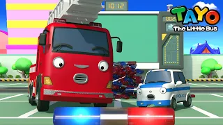 The police car's siren is missing | Tayo Rescue Team Song | Police Car Song | Tayo the Little Bus