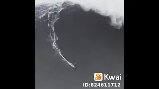 surfing the biggest waves in the world Portugal Nazaré