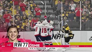 NHL 20 Playoff mode gameplay: Washington Capitals vs Boston Bruins - Xbox one full gameplay